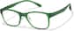 Angle view of Kids Square Glasses P2011924 in Moss thumbnail