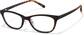 Angle view of Oval Glasses P2017025 in Tortoiseshell thumbnail