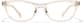 Front view of Oval Glasses P2017059 in Pink thumbnail
