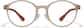 Front view of Round Glasses P2018615 in Frosted Sand thumbnail