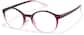 Angle view of Lentes redondos P2018618 in Arándano thumbnail