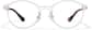 Front view of Lentes redondos P2018623 in Blanco thumbnail