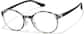 Angle view of Round Glasses P2018639 in Pattern thumbnail