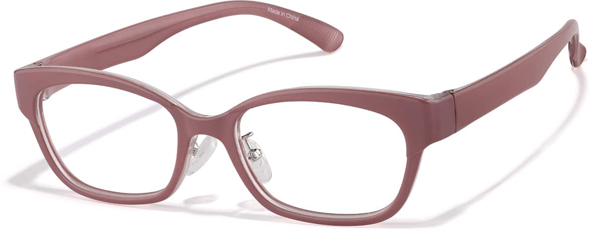 Pink Rectangle Glasses #P2018719 | Zenni Optical
