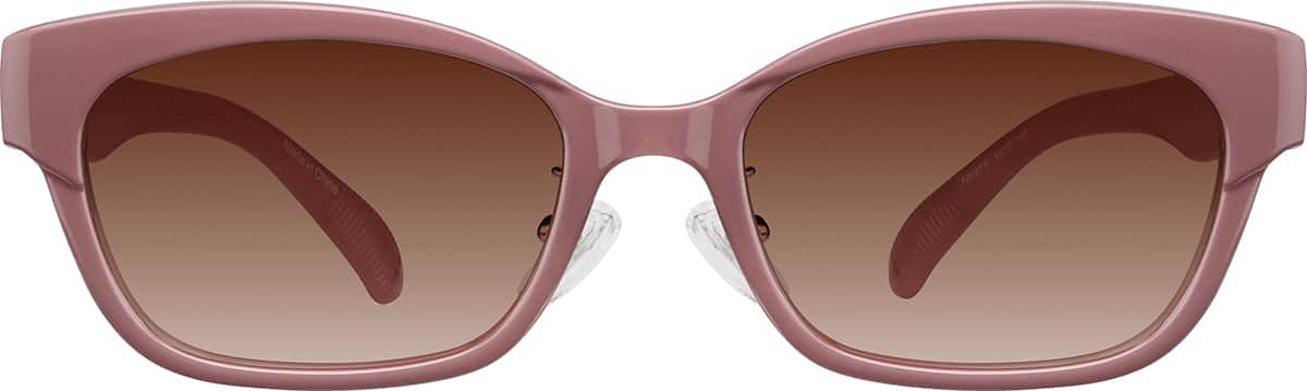 ヘネシー Pink Rectangle Glasses #P2018719 | Zenni Optical