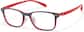 Angle view of Lunettes rectangulaires P2019012 in Gris thumbnail