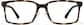 Front view of Plastic Rectangle Glasses  P2020025 in Tortoiseshell thumbnail