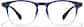 Front view of Lunettes carrées P2020116 in Bleu thumbnail