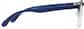 Side view of Lunettes carrées P2020116 in Bleu thumbnail