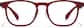 Front view of Lunettes carrées P2020118 in Rouge thumbnail