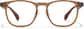 Front view of Square glasses P2020119 in Cream thumbnail