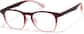 Angle view of Lunettes carrées P2020128 in Rose thumbnail