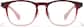 Front view of Lunettes carrées P2020128 in Rose thumbnail
