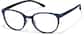 Angle view of Lunettes rondes P2020516 in Bleu thumbnail