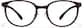 Front view of Lentes Redondos P2020518 in Brown thumbnail