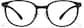 Front view of Lunettes rondes P2020521 in Noir thumbnail