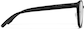 Side view of Lunettes rondes P2020521 in Noir thumbnail