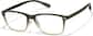 Angle view of Lunettes rectangulaires P2020724 in Verte thumbnail