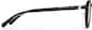 Side view of Round Glasses  P2020821 in Black  thumbnail