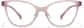 Front view of Lunettes œil-de-chat P2023415 in Rose thumbnail