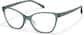 Angle view of Cat-Eye Glasses P2023416 in Green thumbnail