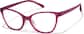 Angle view of Cat-Eye Glasses P2023418 in Pink thumbnail