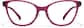 Front view of Cat-Eye Glasses P2023418 in Pink thumbnail