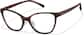 Angle view of Lunettes œil-de-chat P2023425 in Écaille de tortue thumbnail