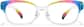 Front view of Lentes ojo de gato P2023729 in Rainbow thumbnail