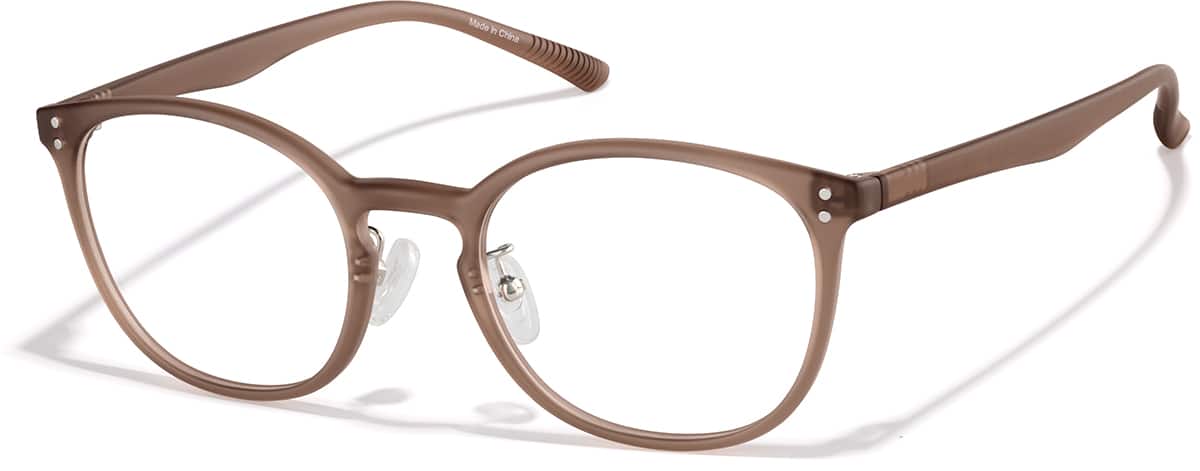 Brown Round Glasses #P2023815 | Zenni Optical