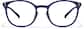 Front view of Lentes redondos P2023816 in Cobalto thumbnail