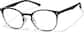 Angle view of Lentes redondos P2023821 in Negro thumbnail