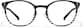 Front view of Lentes redondos P2023821 in Negro thumbnail