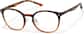 Angle view of Round Glasses P2023825 in Tortoiseshell thumbnail