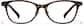 Front view of Cat-Eye Glasses P2023925 in Tortoiseshell thumbnail