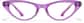 Front view of Cat-Eye Glasses P2025617 in Purple thumbnail