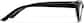 Side view of Cat-Eye Glasses P2025621 in Black thumbnail