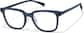 Angle view of Square Glasses P2026616 in Slate thumbnail