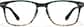 Front view of Lunettes rectangulaires P2026924 in Verre de mer thumbnail
