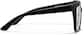 Side view of Lunettes œil-de-chat P2027021 in Noir thumbnail