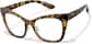 Angle view of Cat-Eye Glasses P2027025 in Tortoiseshell thumbnail