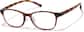 Angle view of Oval Glasses P2027315 in Tortoiseshell thumbnail