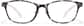 Front view of Lunettes ovales P2027331 in Marbre noir thumbnail