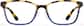 Front view of Rectangle Glasses P2027625 in Tortoiseshell thumbnail