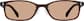 Image of Plastic Rectangle Glasses  thumbnail
