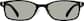 Image of Plastic Rectangle Glasses  thumbnail
