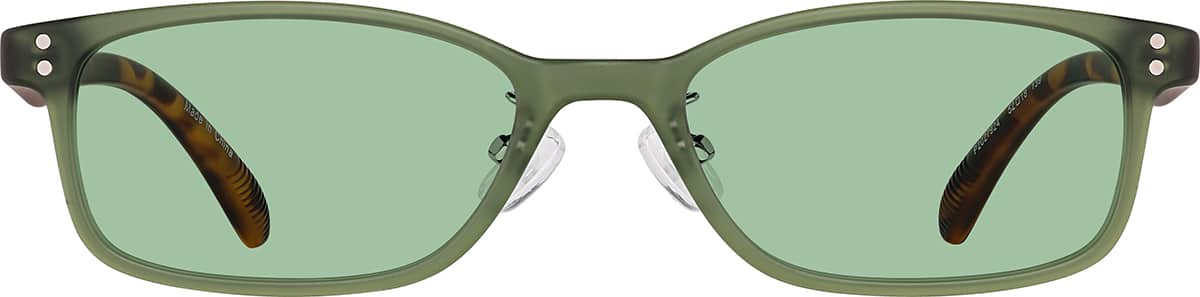 Image of Plastic Rectangle Glasses