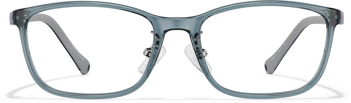 Blue Kids' Rectangle Glasses #P2029312 | Zenni Optical