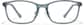 Front view of Kids' Rectangle Glasses P2029312 in Blue thumbnail