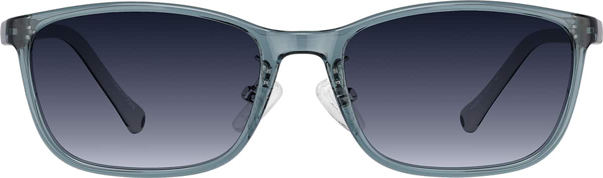 Blue Kids' Rectangle Glasses #P2029312 | Zenni Optical